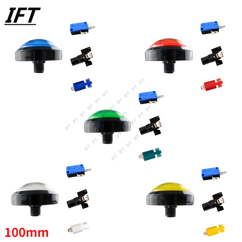 Arcade Vending & Laundry - 100mm Push Button 5/12V işıklı 10CM