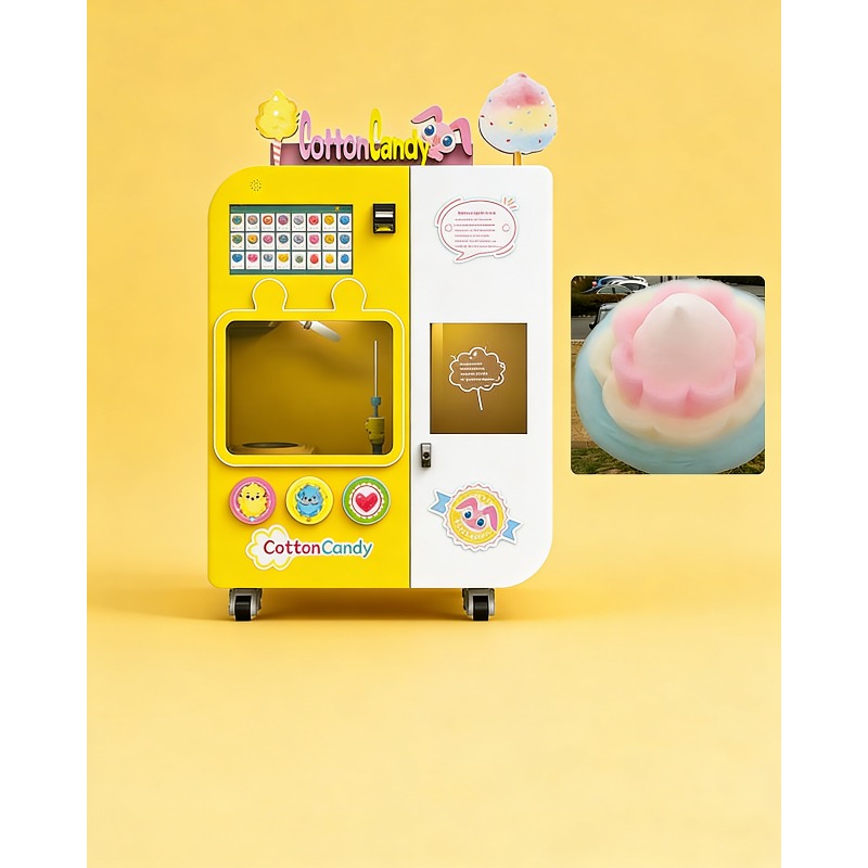 Tam Otomatik Pamuk Şeker Otoma - Arcade Vending & Laundry incelemesi ve fiyatı